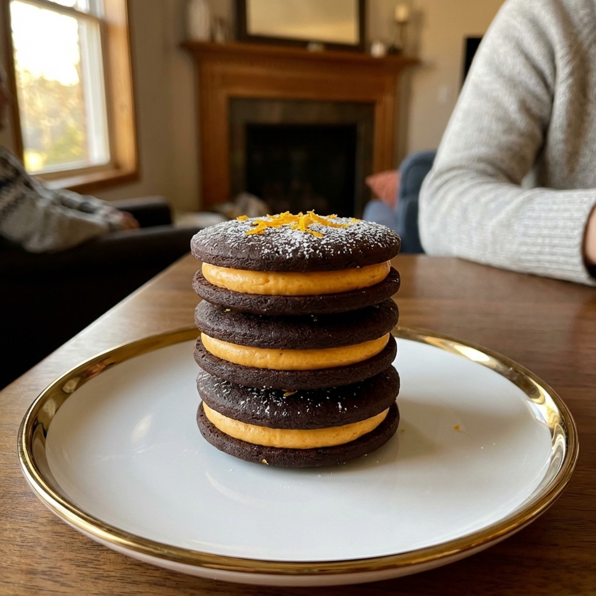 Chocolate Orange Sandwich Cookies