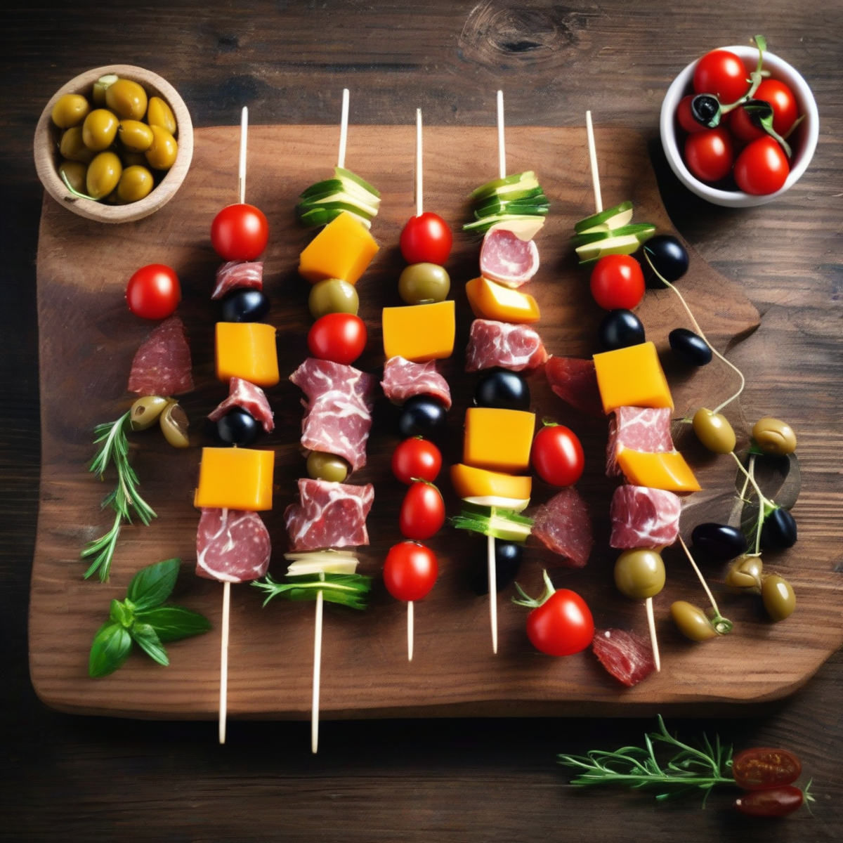 Colorful Charcuterie Skewers to Elevate Your Gathering
