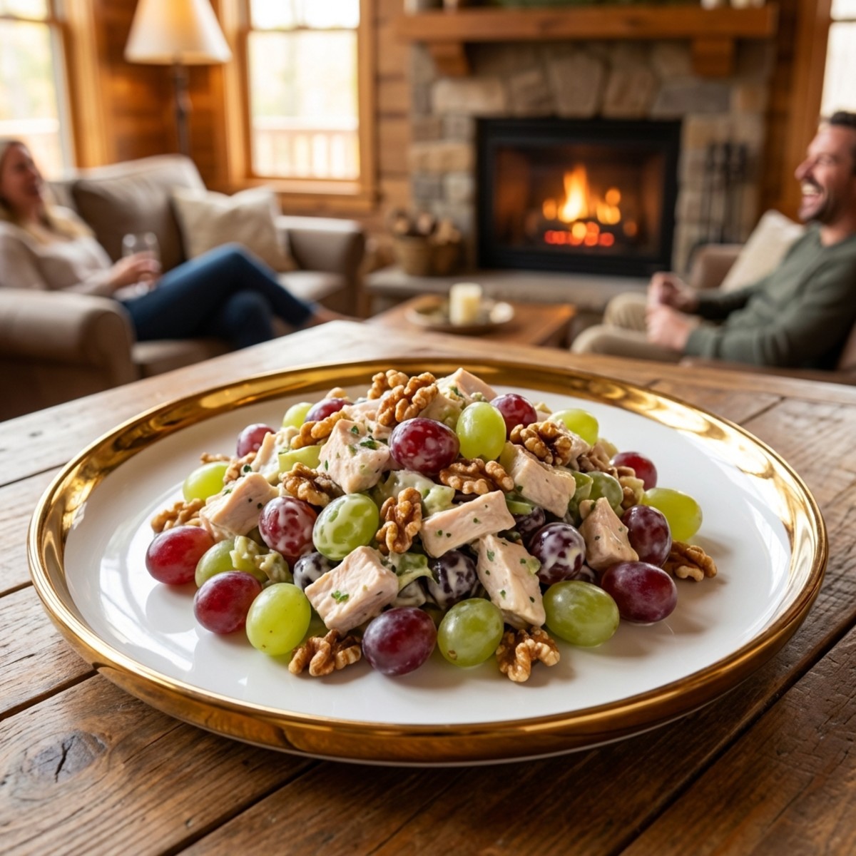 Easy Chicken Salad with Grapes and Walnuts Recipe