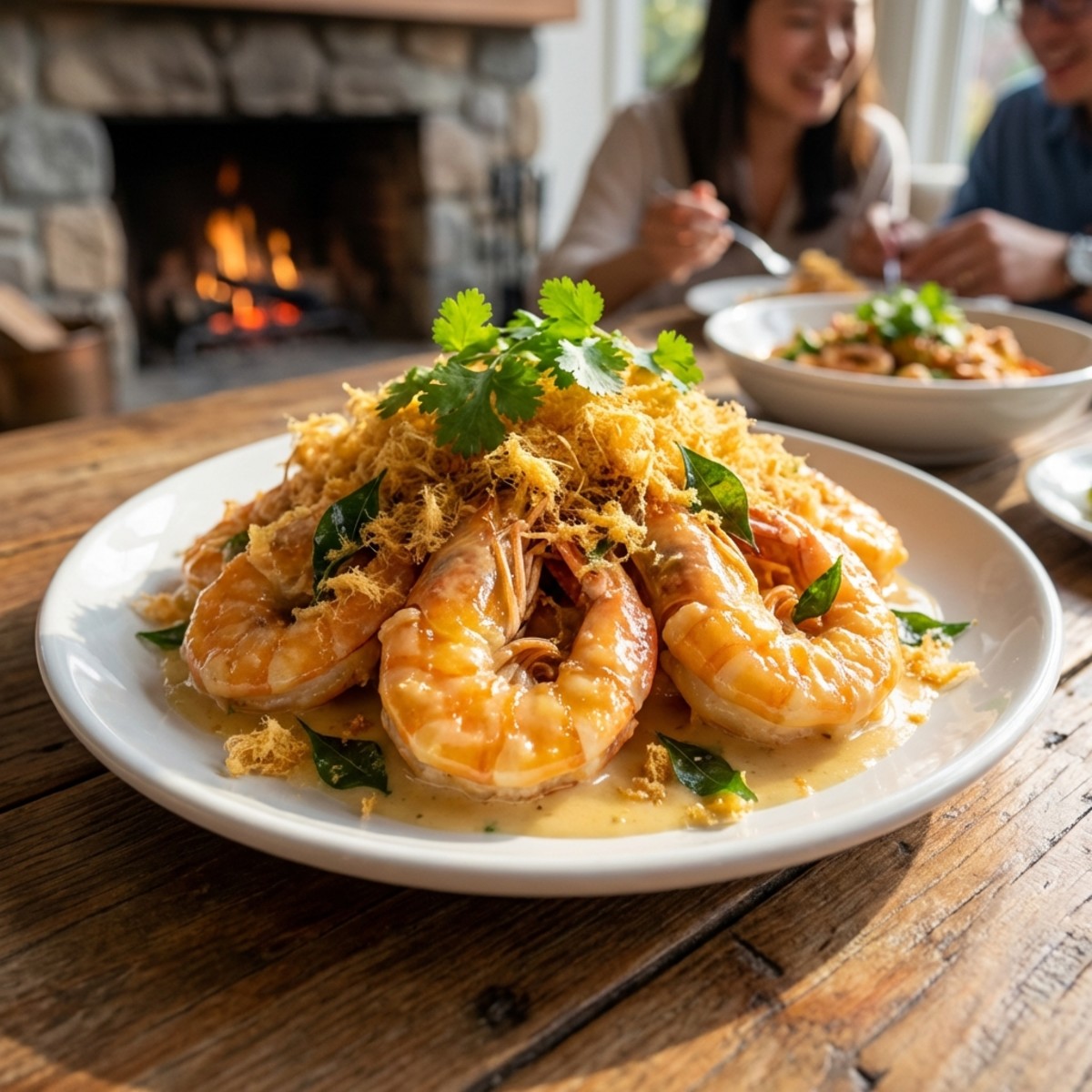 Irresistible Egg Floss Butter Prawns for a Perfect Meal