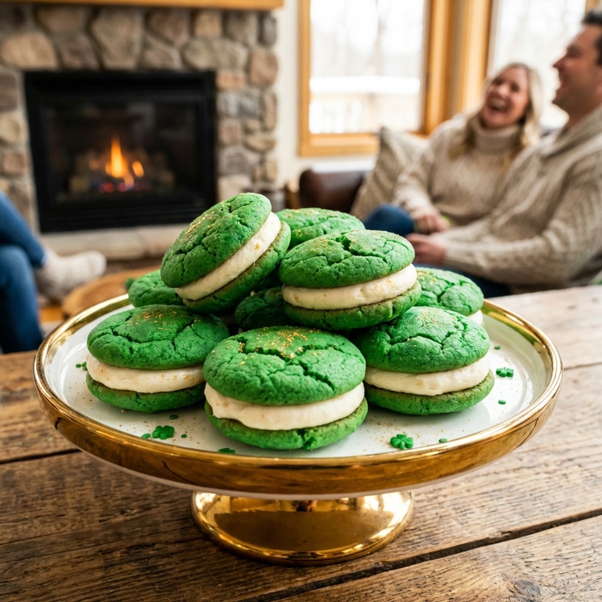 Keto St. Patricks Day Whoopie Pies for a Guilt-Free Treat
