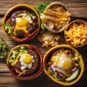 Savory Burger Bowls for a Healthy Meal Option