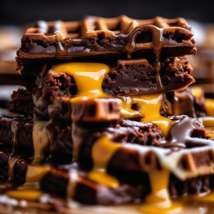 Irresistible Fudgy Brownie Waffles Recipe