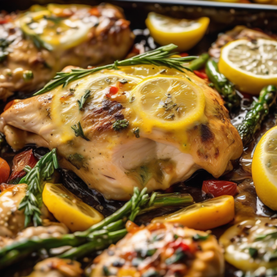 Sheet Pan Lemon Herb Chicken and Vegetables Recipe