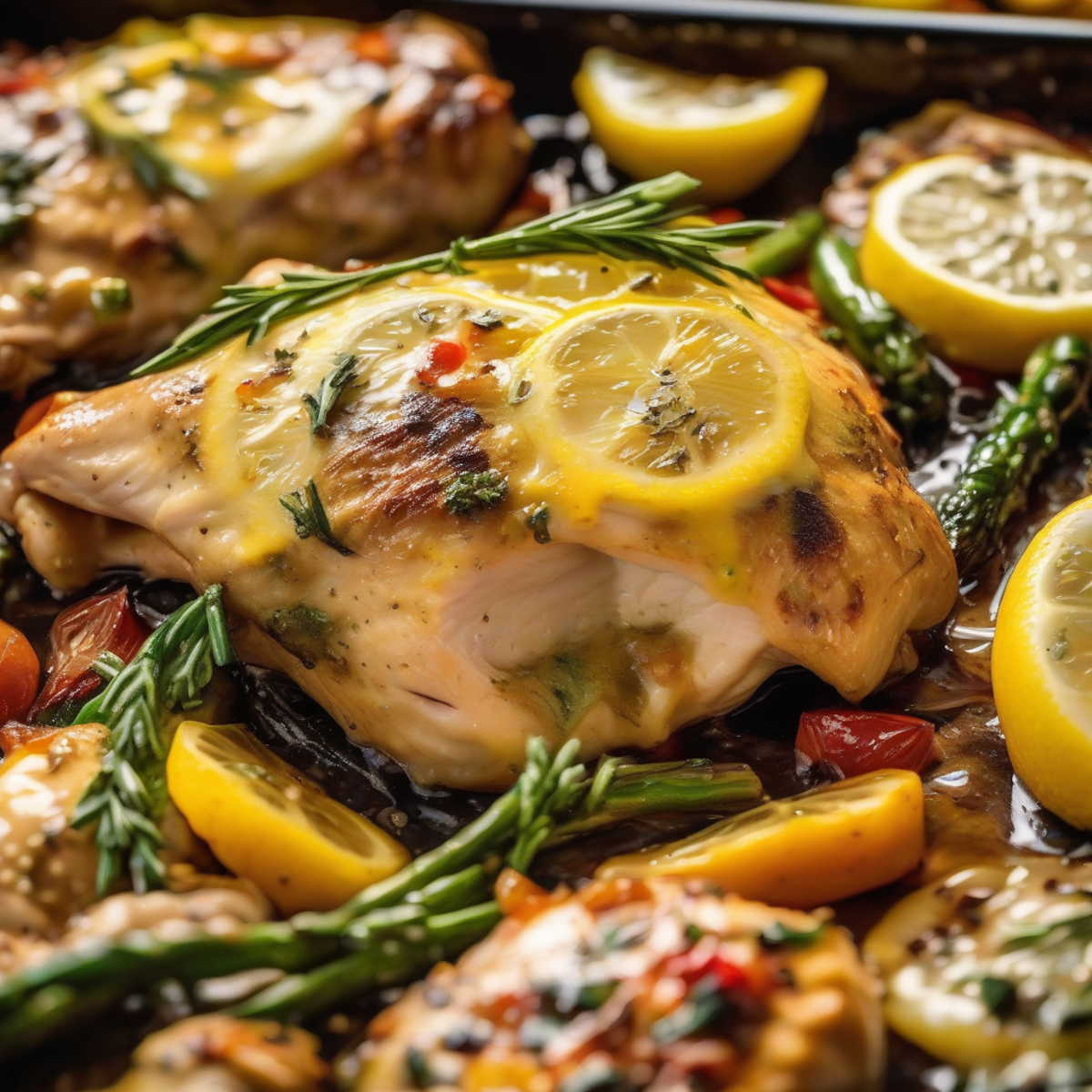 Sheet Pan Lemon Herb Chicken and Vegetables Recipe