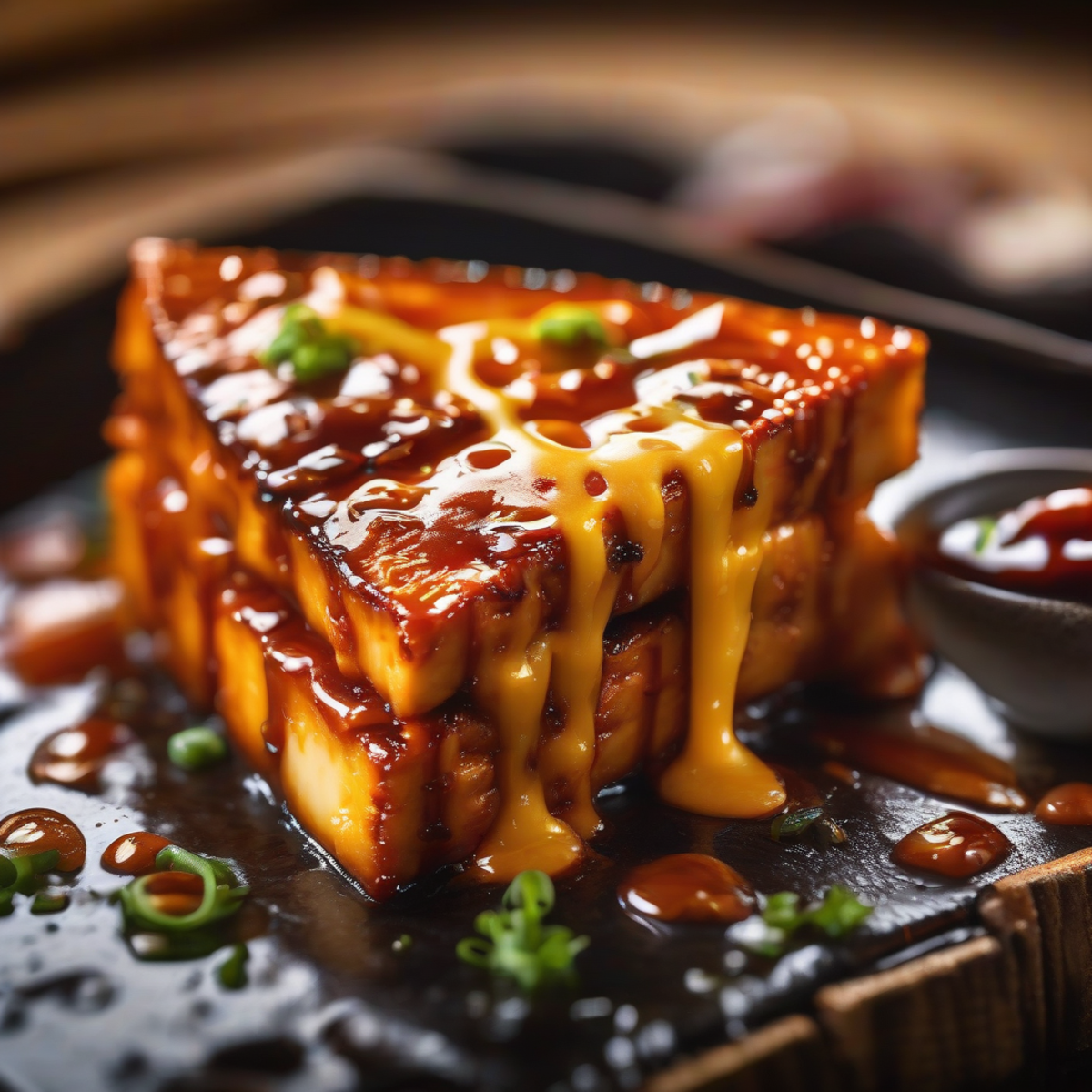 Crispy Gochujang Korean Tofu