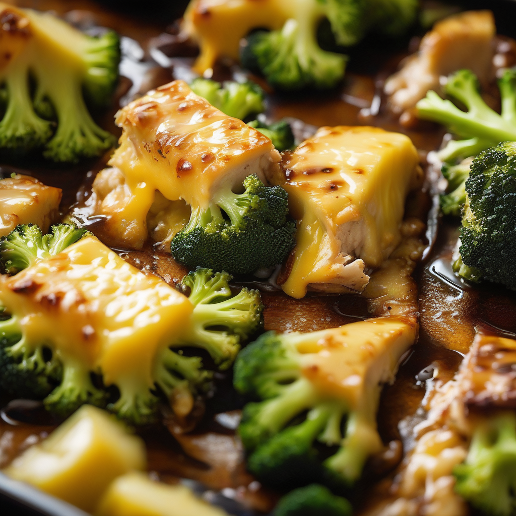 Sheet Pan Pineapple Chicken And Broccoli