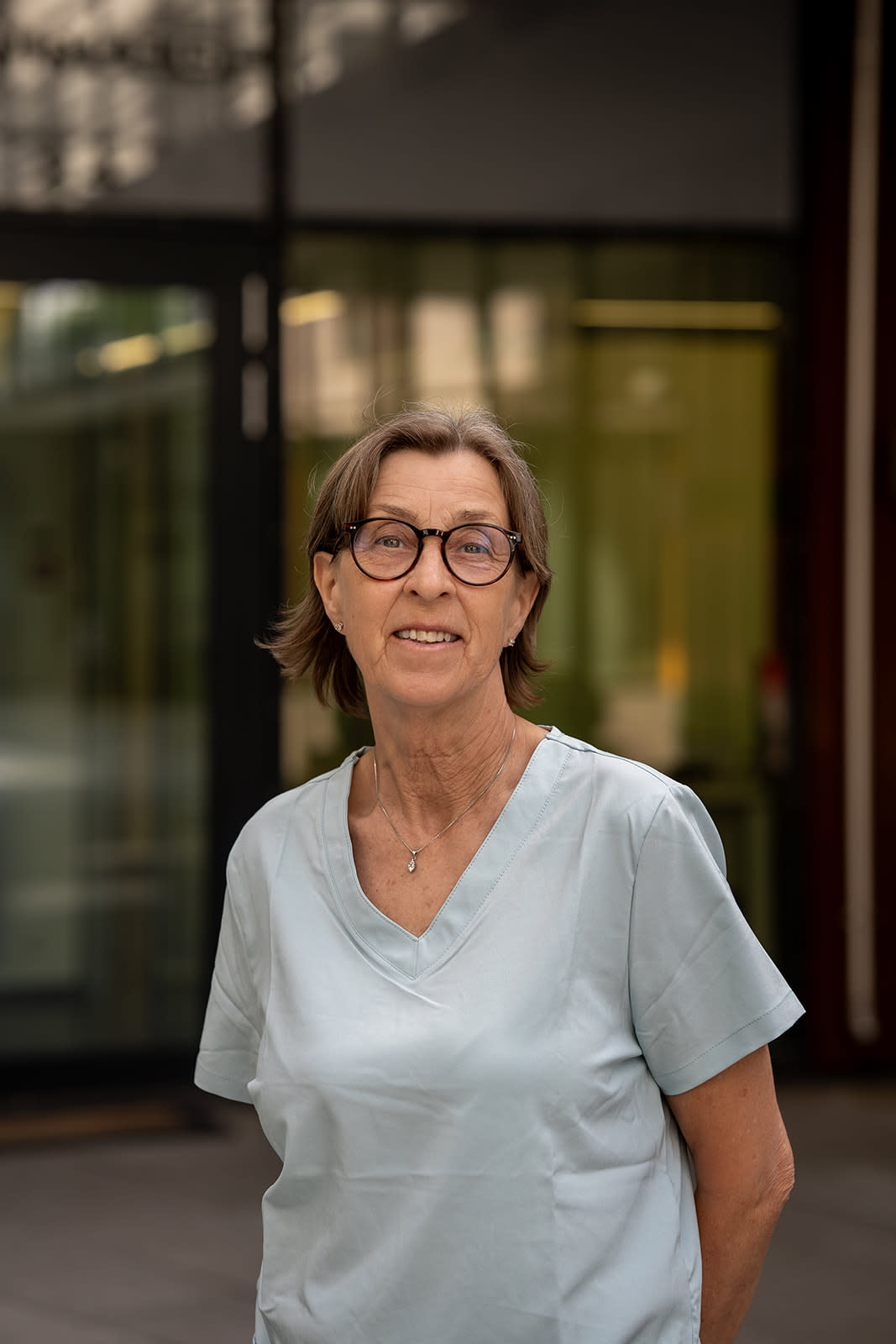 Kerstin Bystrøm Stavsholt, tannhelsesekretær ved Lysaker Brygge Tannklinikk