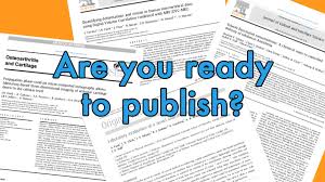 Publishing your First Journal Article