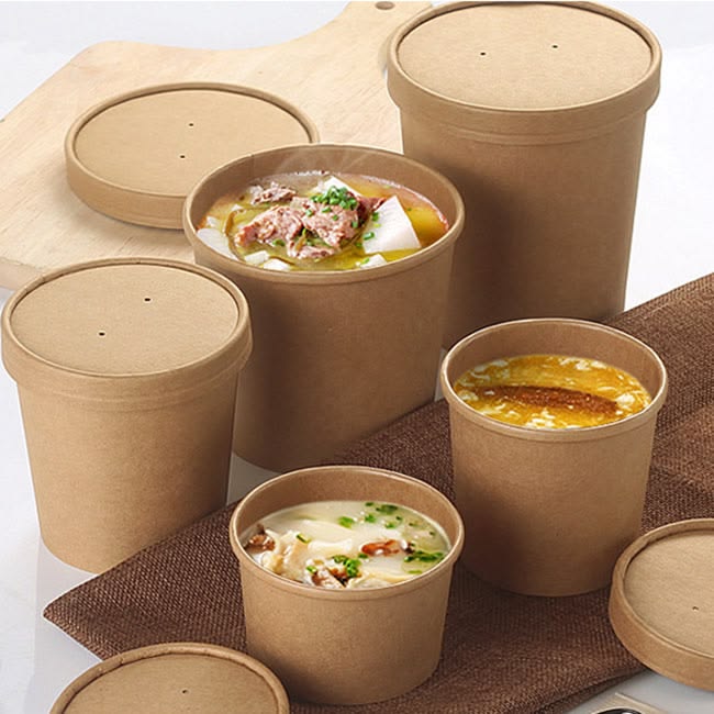 Tech 116/500 Round Kraft Soup Bowl