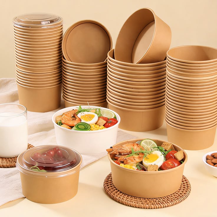 Pan 30 Oz Round Salad Bowl