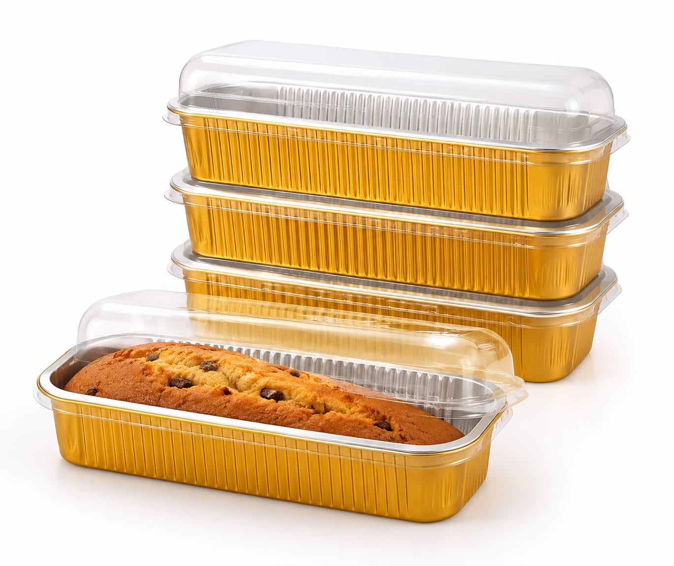 Large Oval Gold Foil Tin