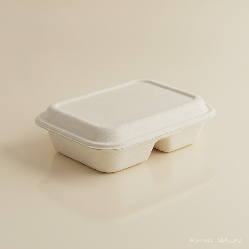 DFAC Biodegradable 2-Compartment Box 850ml