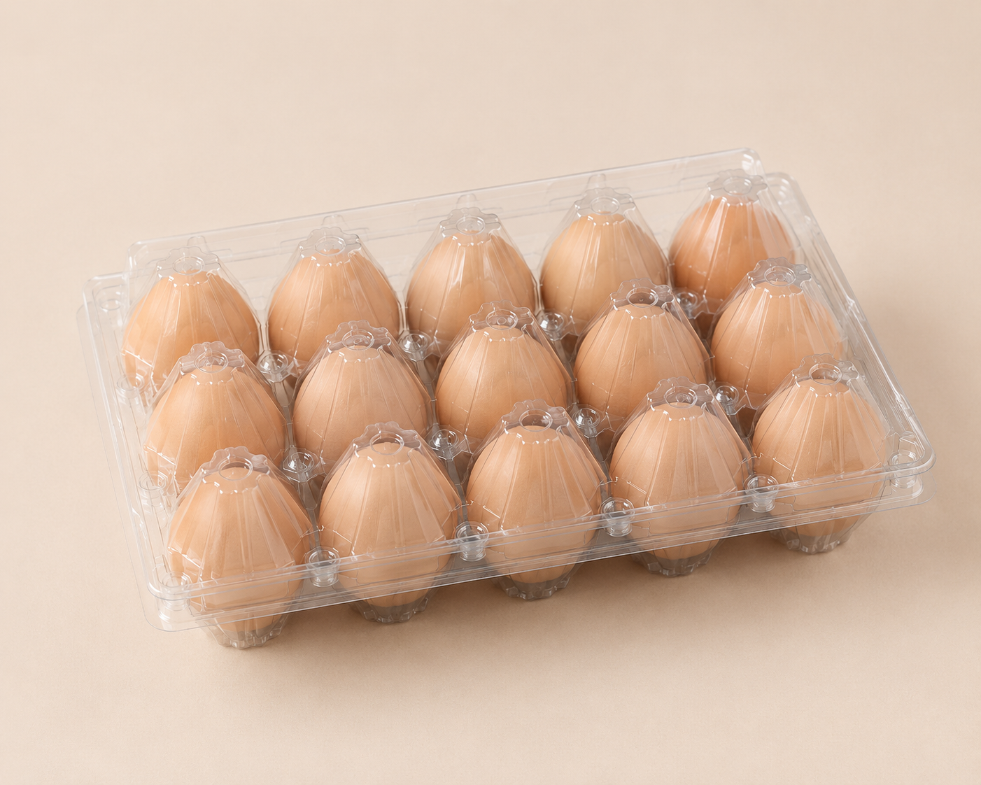 Xpro Pet Clr Egg Tray 15PACK