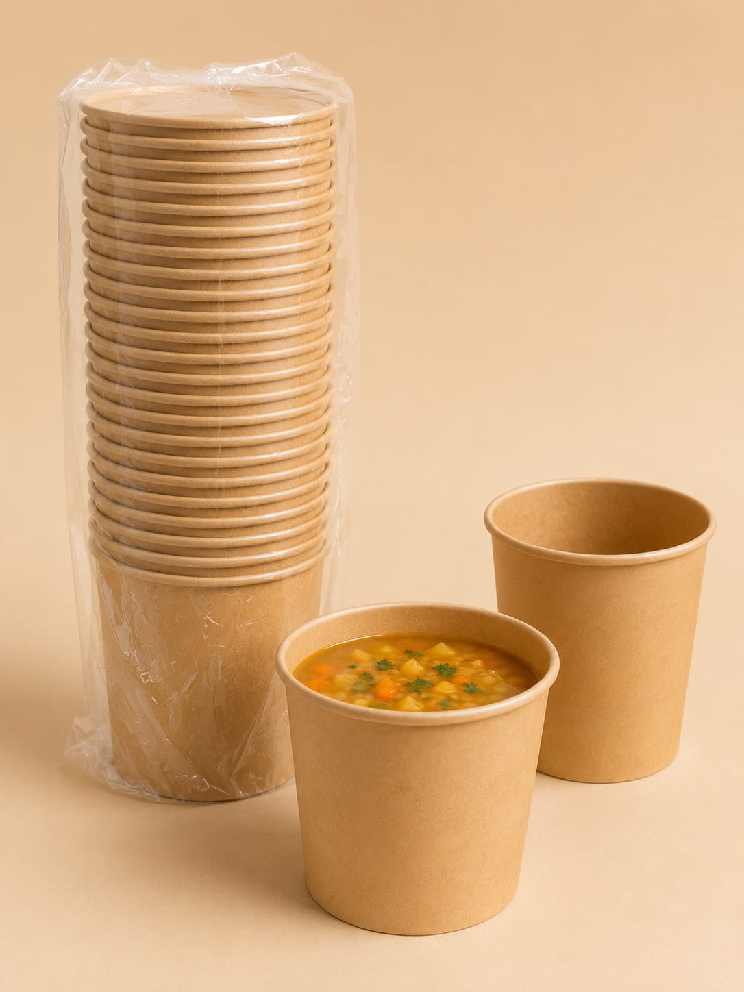 Tech 116/1200ML Round Tub Brown