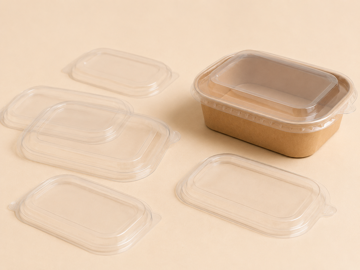 Tech Rect Tub Lids Clr