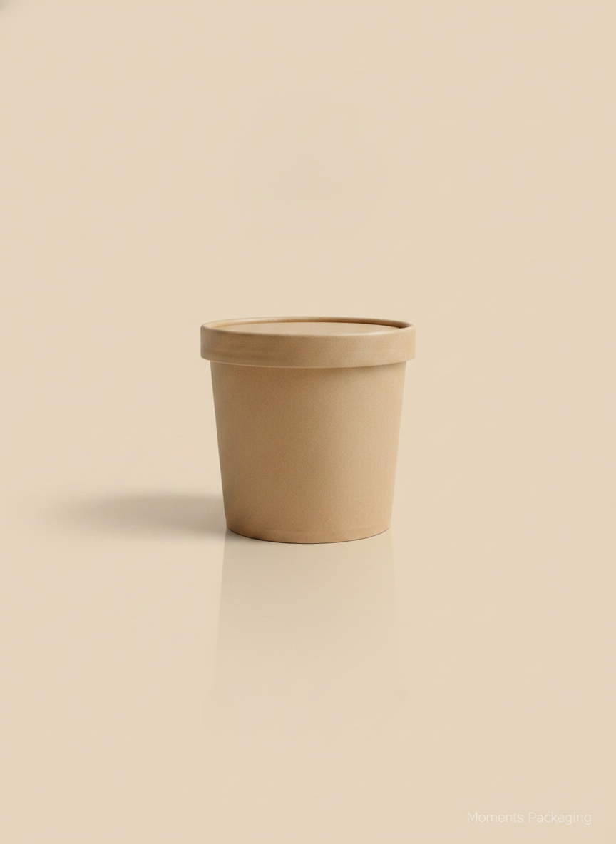 Tech 116/750ML Round Tub Brown