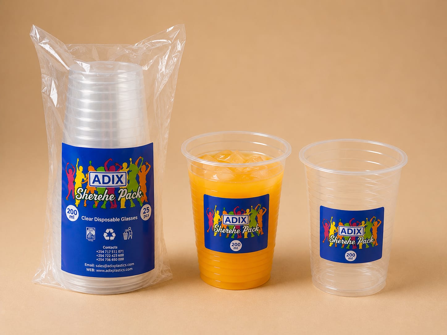 Adix 72/200ML Clr Cup