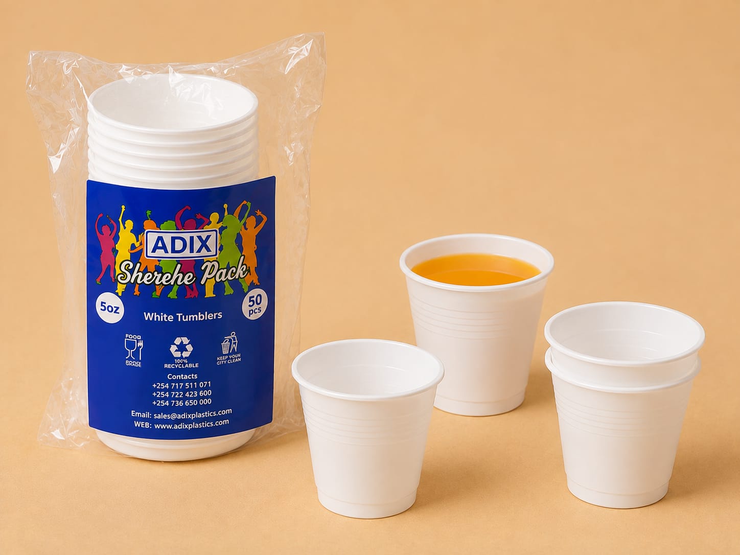 Adix Disposable 5OZ White