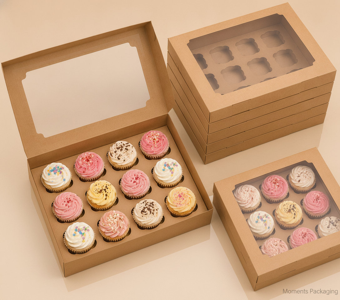 Muffin Holder Boxes 12PCS