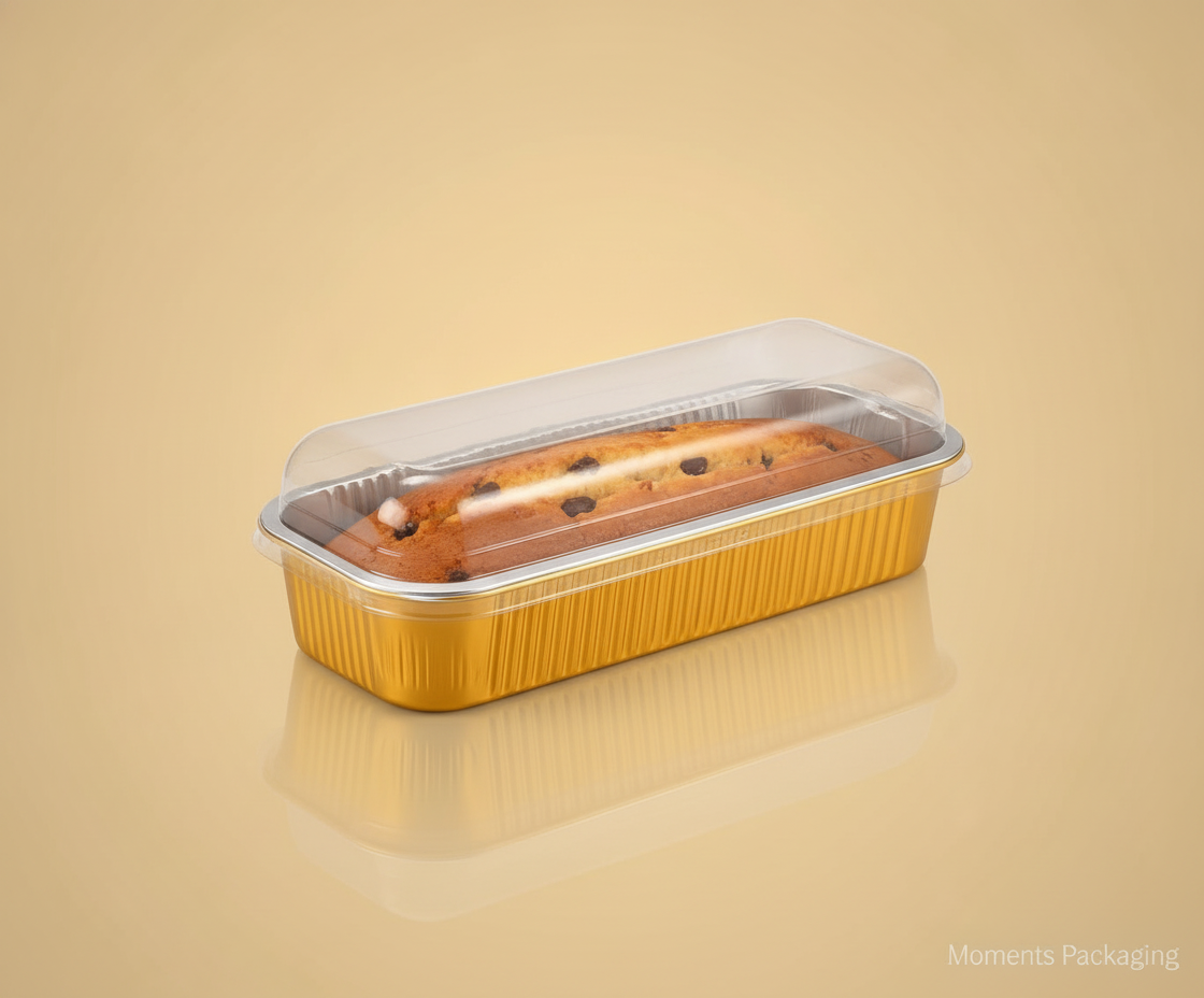 Large Oval Gold Foil Tin