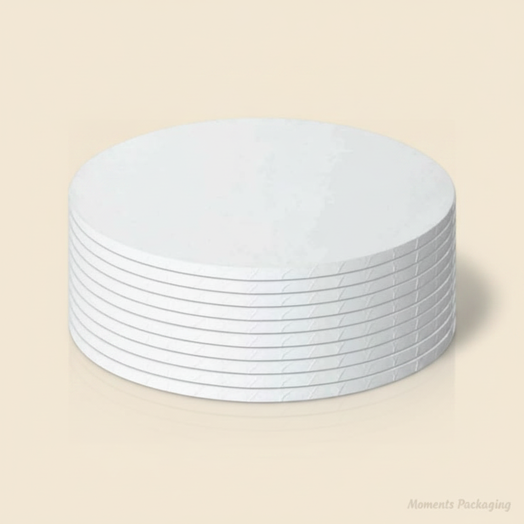 10 Inch White Round Board