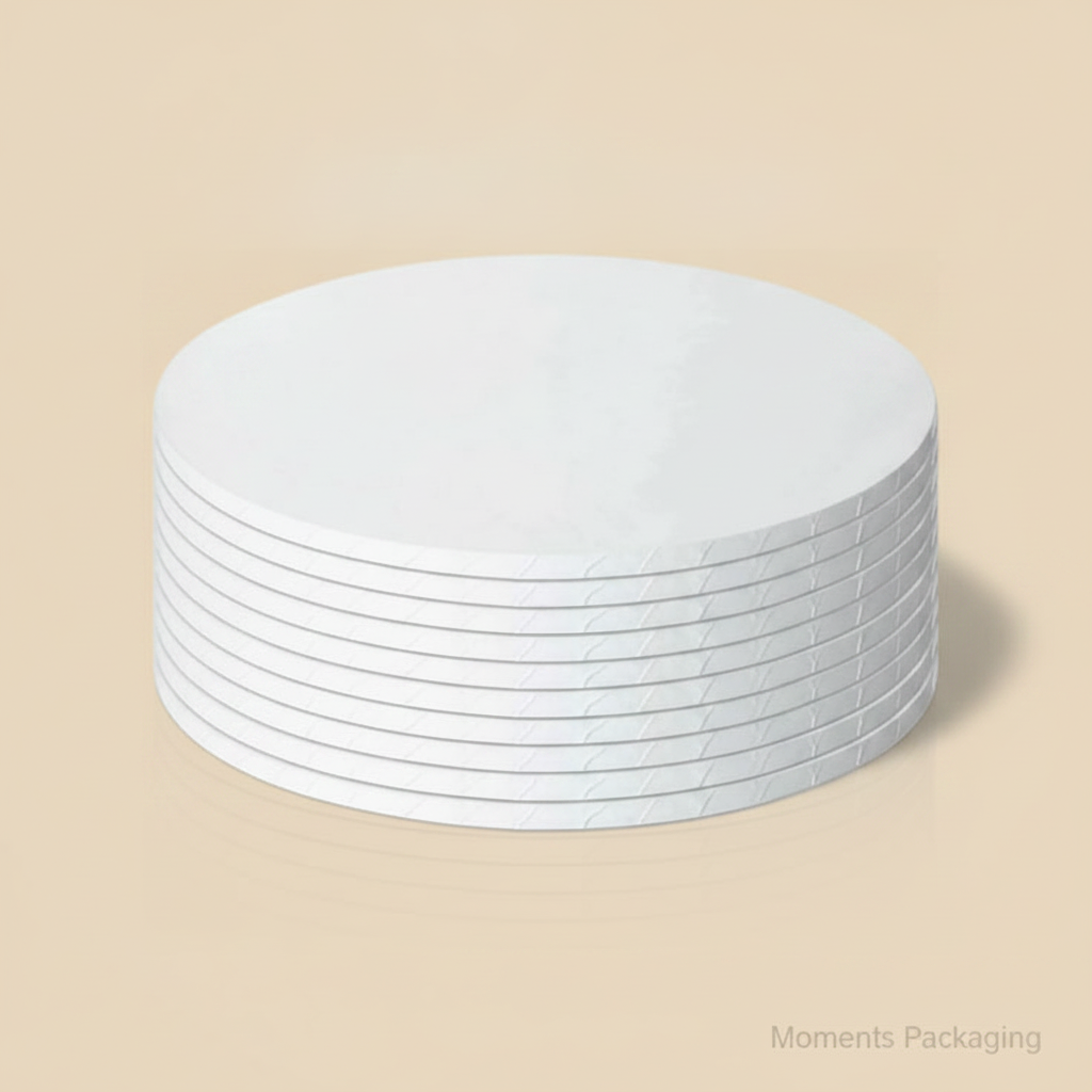 8 Inch White Round Board