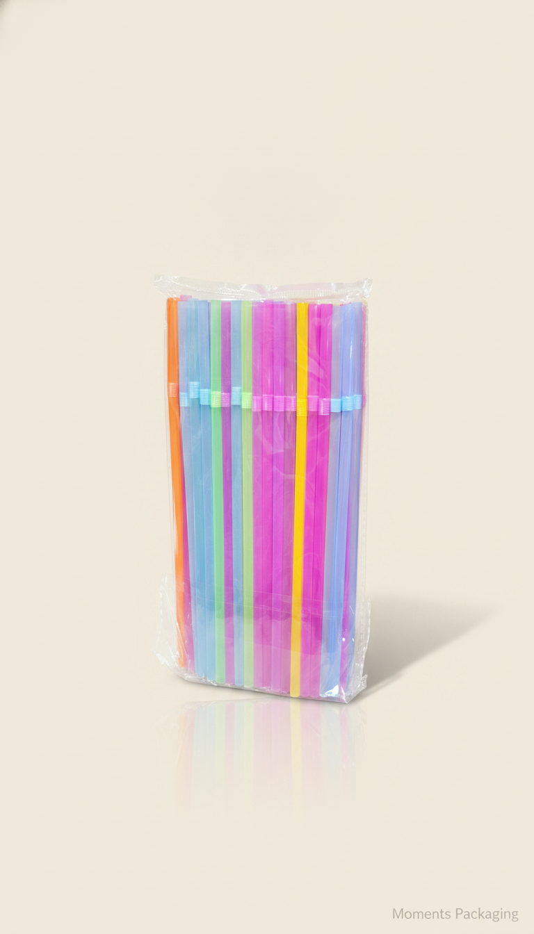 Ecstacy Flexible Straws Coloured