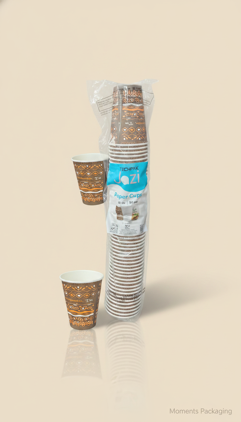 Tech 12oz Single Wall Printed Cup