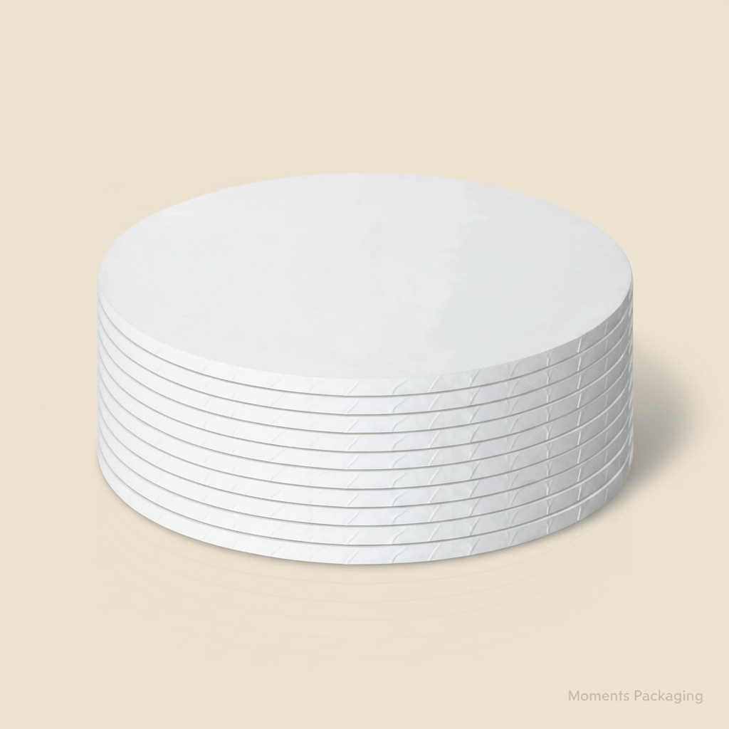 12 Inch White Round Board