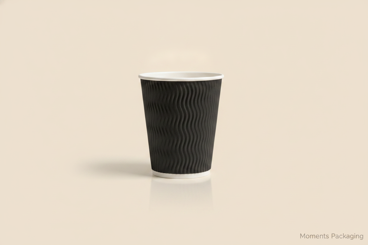 Tech 12OZ Ripple Black Pp Cup
