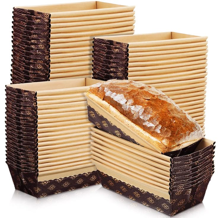 Kraft Loaf Paper Pan 14*6*4