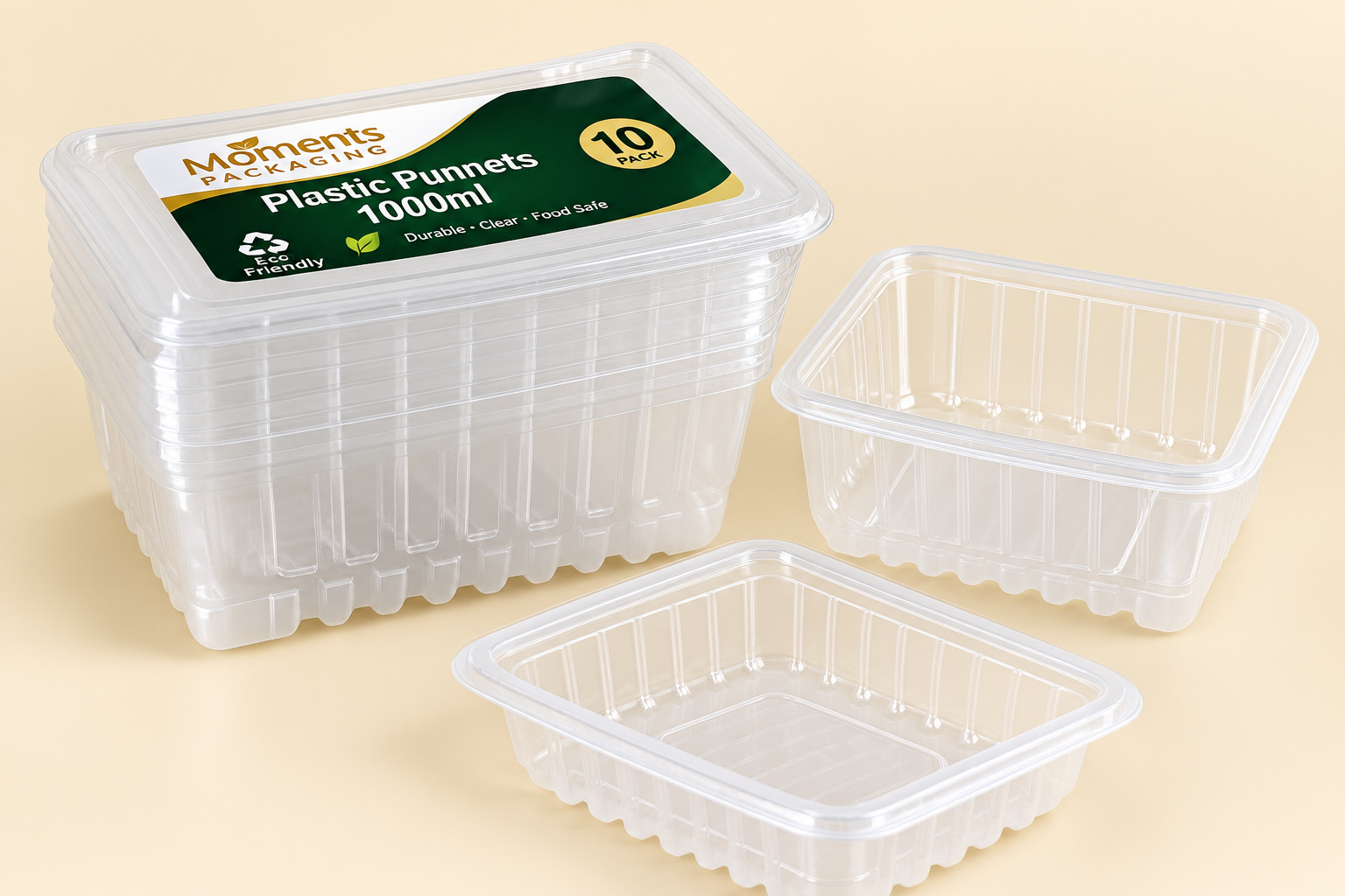 Thermo 5x7 1000ml Clear Punnet