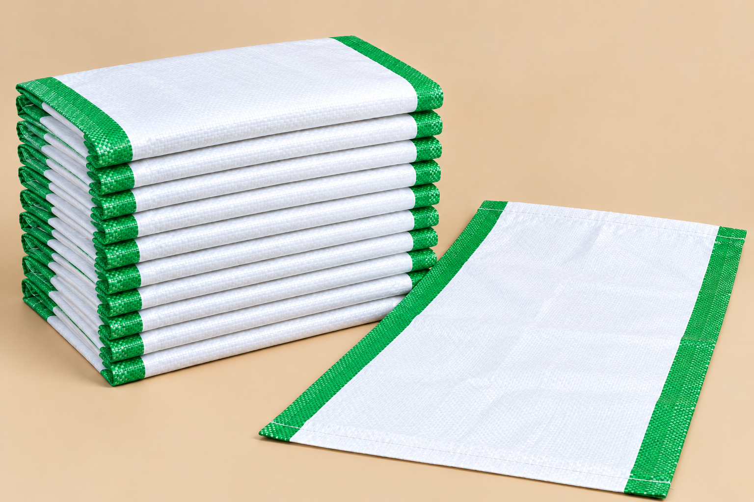 Textplast 50KG Green Panel Sack