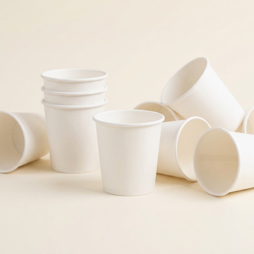 Tech Single Wall 5oz White Cup