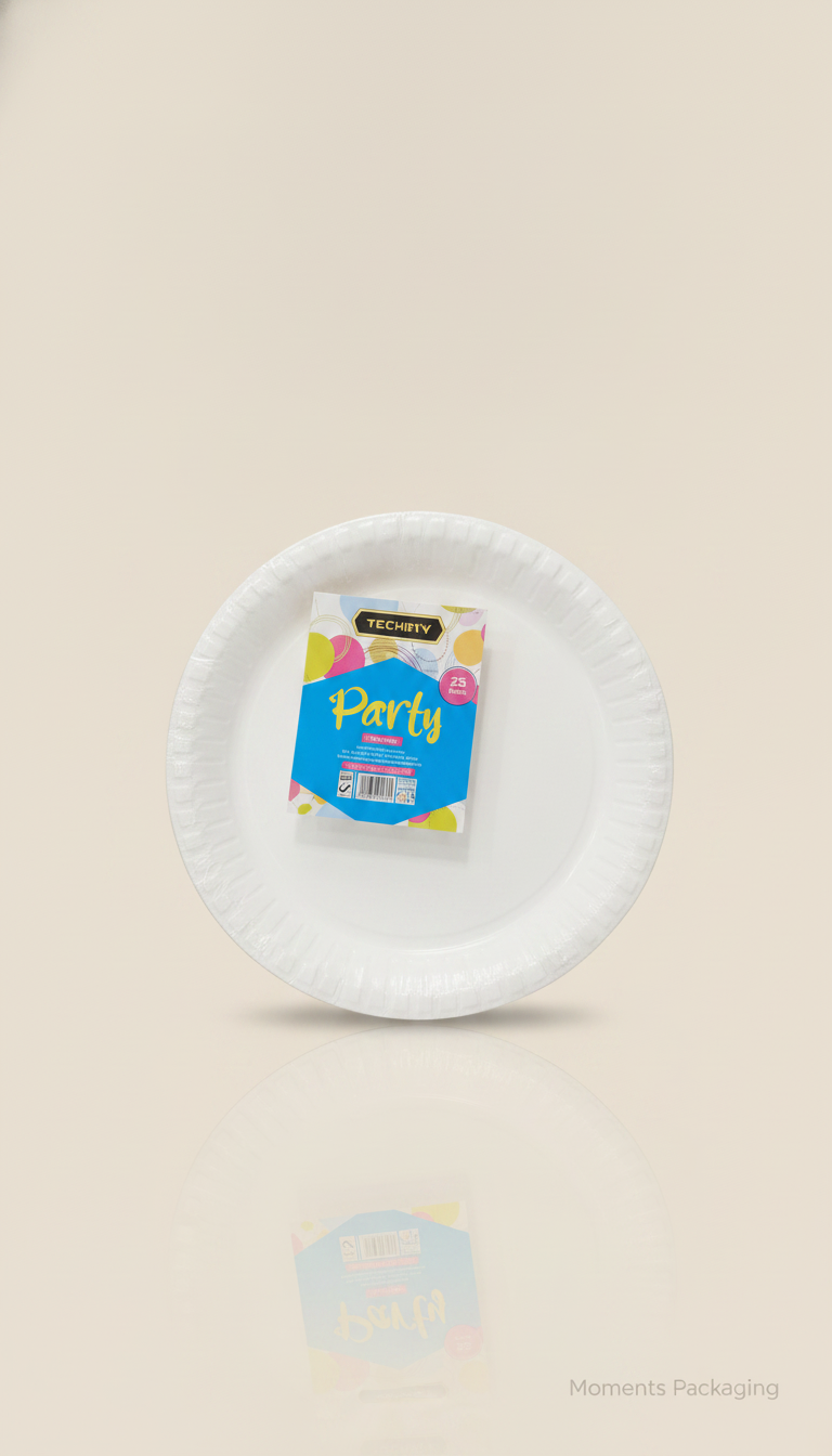 Tech Disposable 11-Inch White Plain Plate