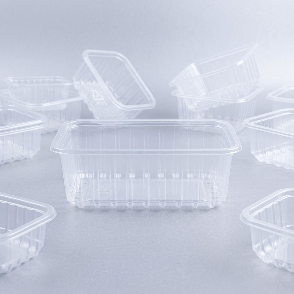 Tech 5x7 1000ml Clear Punnets No Lid