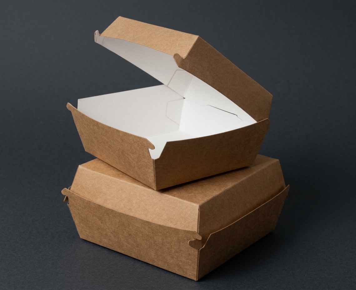 Tech Single Wall Burger Box Small