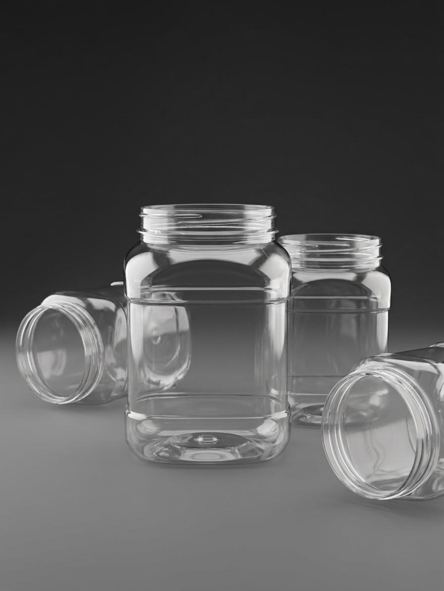 Tech 1000ml Clear Honey Jar