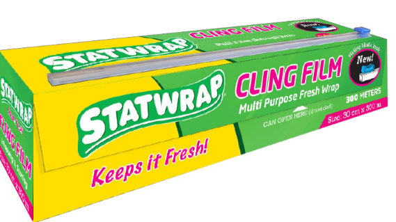 Stat 30x300 Cling Film with Blade