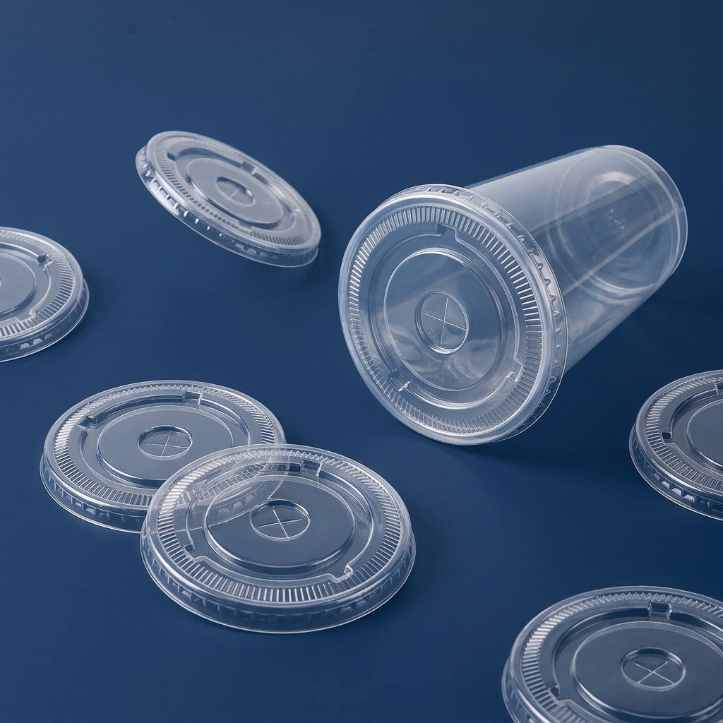 Pan PET Flat Lid 12oz/16oz Clear