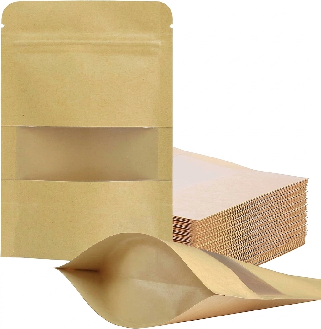 Pan 20x30 Kraft Ziplock Bags