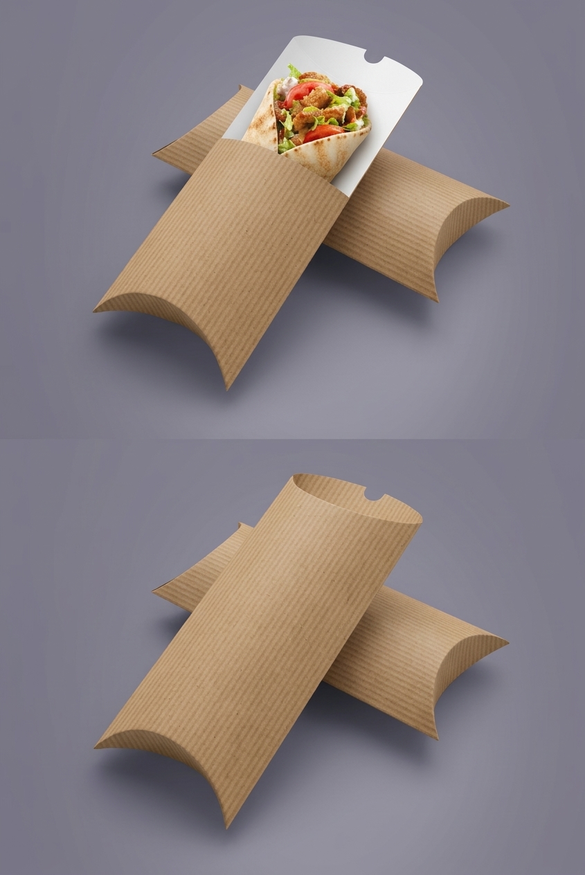 Ecstacy Corrugated Wrap Box 26cm*10cm Shawarma