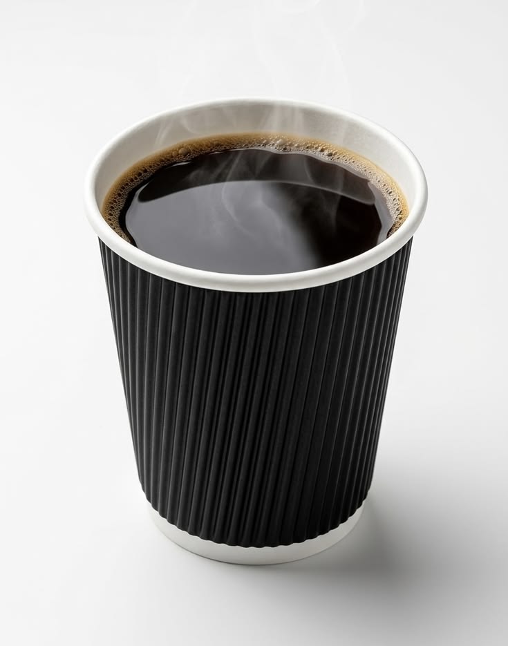 Eco Hapa 8oz Black Ripple Cup