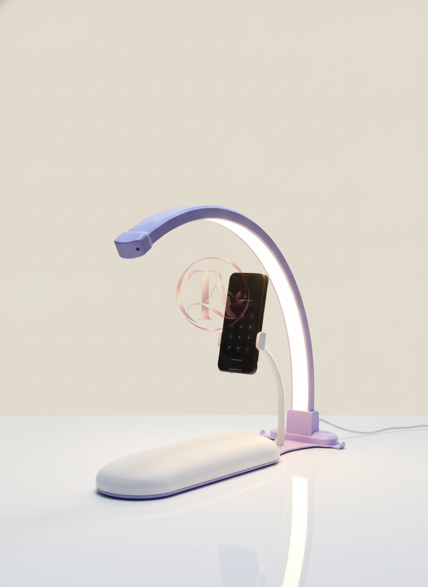 nails moonlight with armrest and phone holder