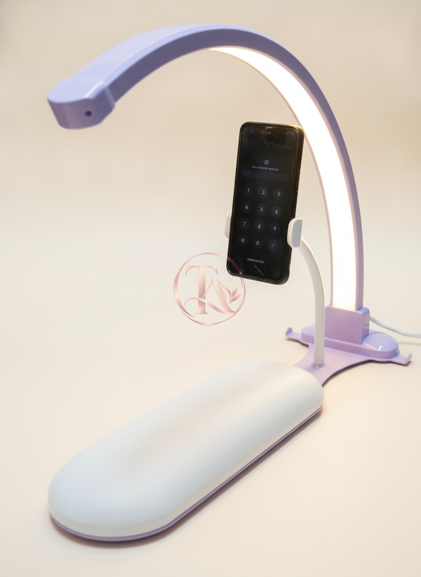 nails moonlight with armrest and phone holder