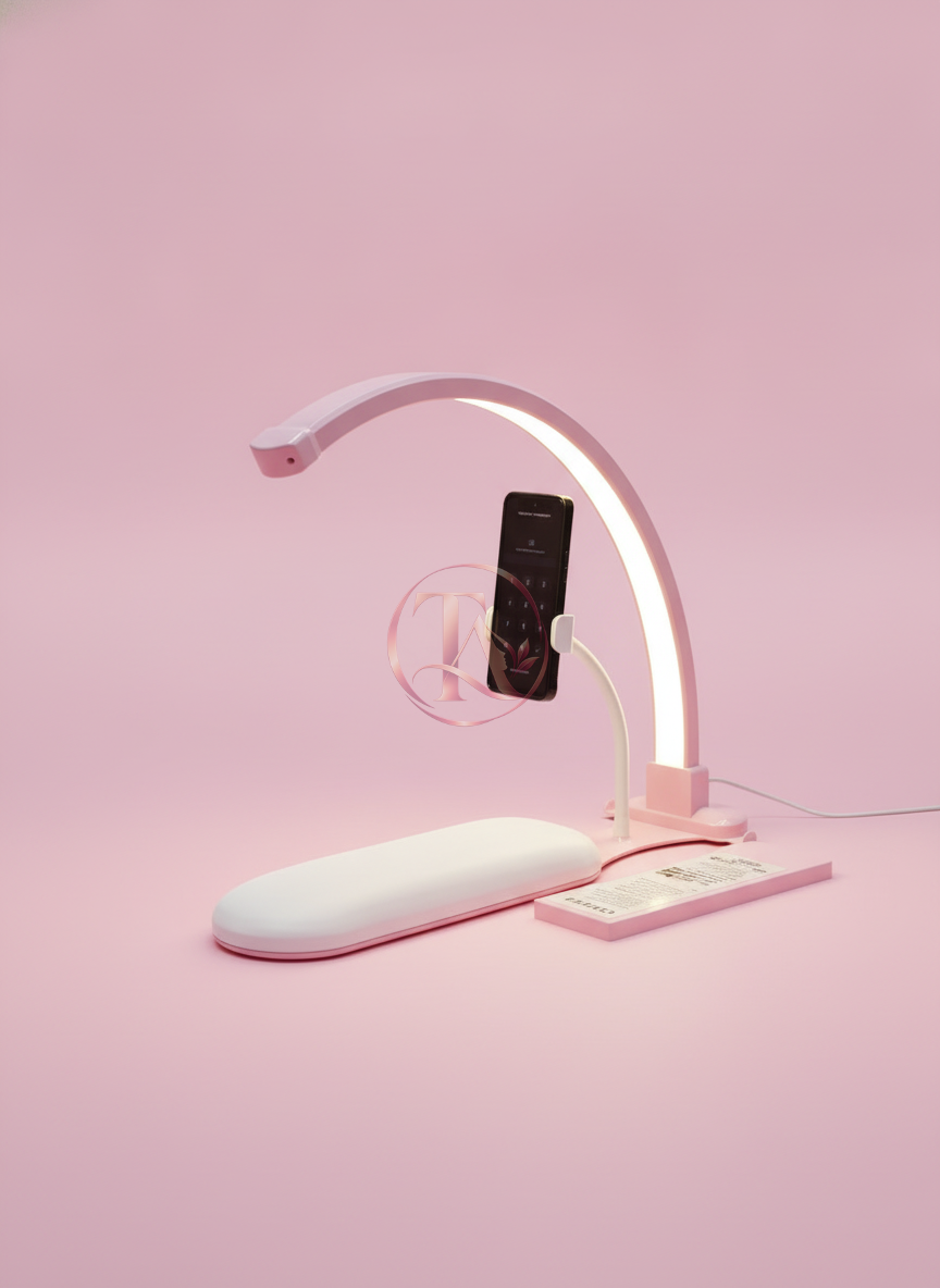 nails moonlight with armrest and phone holder