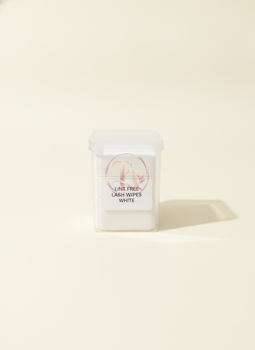 LINT FREE LASH WIPES WHITE