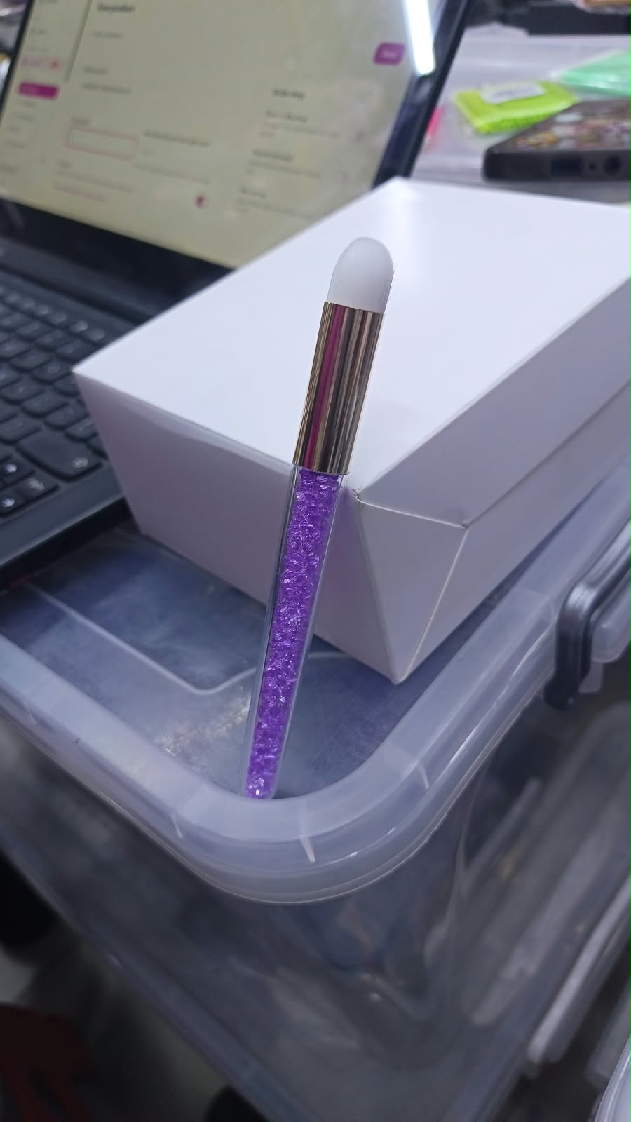 LASH CLEANSER BRUSH Purple