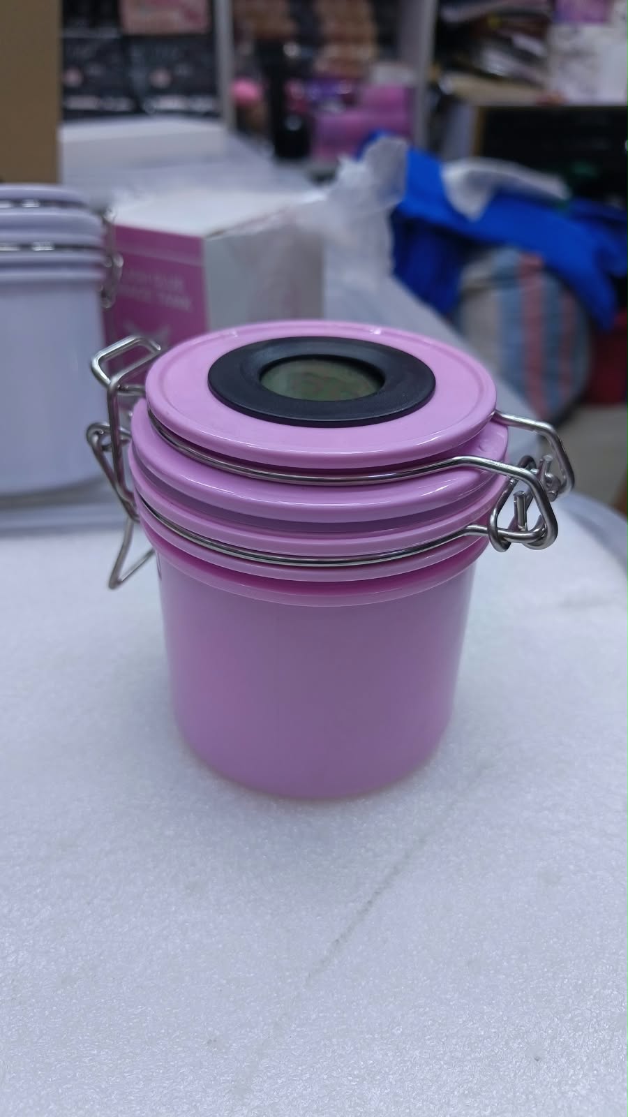 GLUE TANK WITH THERMOMETER PINK